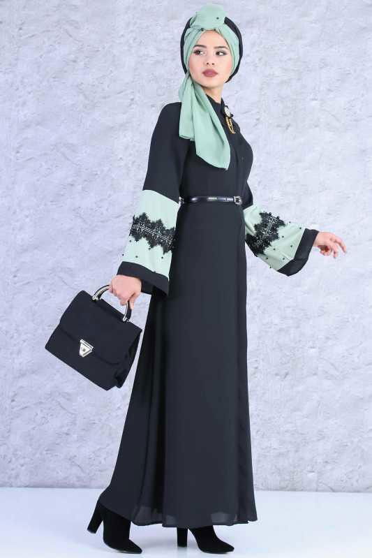 Ferace Şal - Siyah Mint 02 0781 Siyah - 781 SİYAH