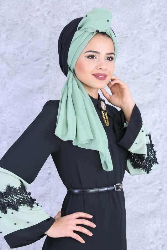 Ferace Şal - Siyah Mint 02 0781 Siyah - 781 SİYAH