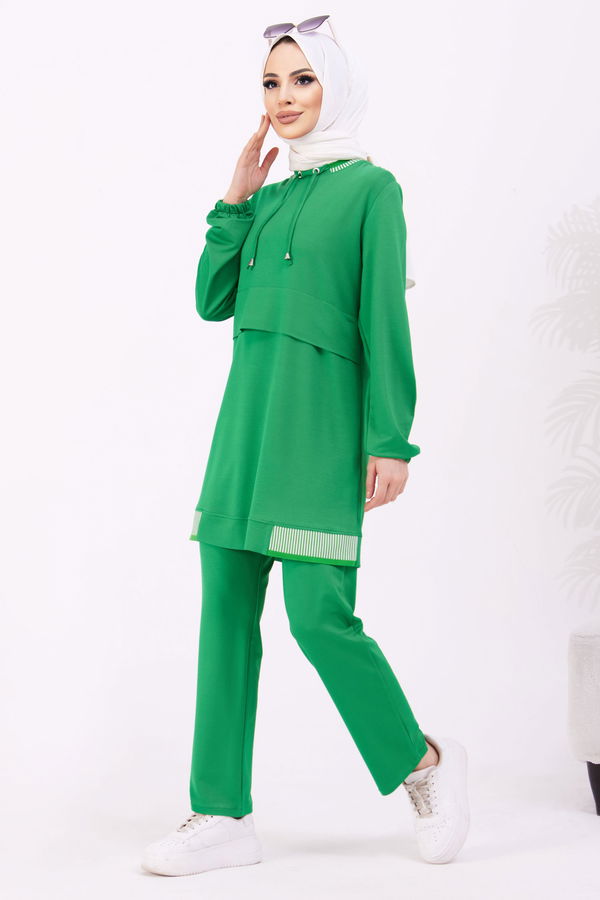 Tunik+Pantolon Yeşil - 22062