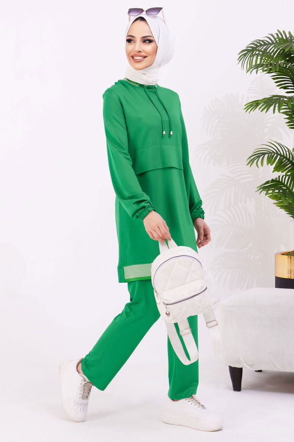 Tunik+Pantolon Yeşil - 22062