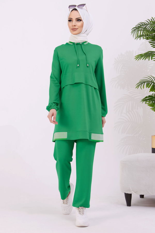 Tunik+Pantolon Yeşil - 22062