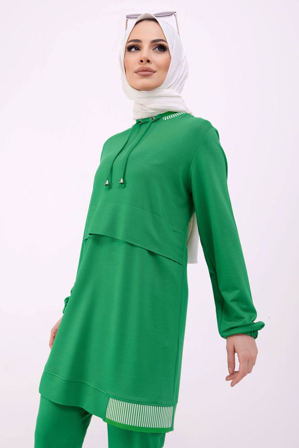 Tunik+Pantolon Yeşil - 22062