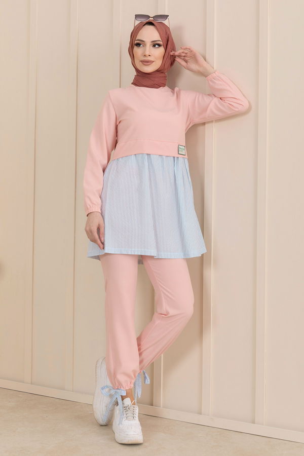 Tunik Pantolon Pembe - 10507