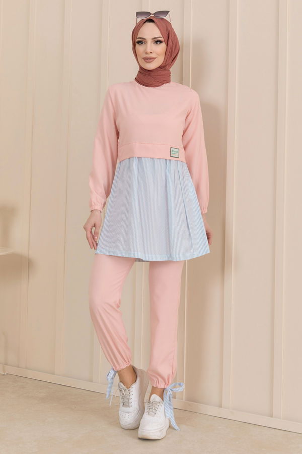 Tunik Pantolon Pembe - 10507