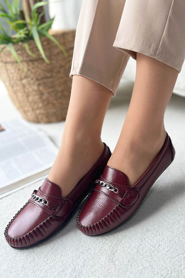 Kadın Bordo Babet - 22225