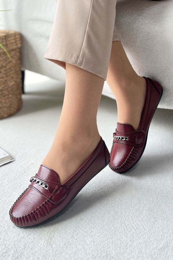 Kadın Bordo Babet - 22225