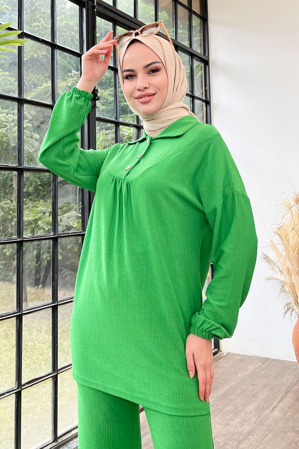 Tunik Pantolon Yeşil - 11453