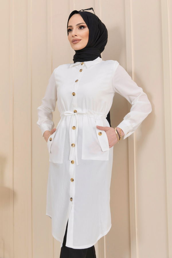 Tunik Beyaz - 3499