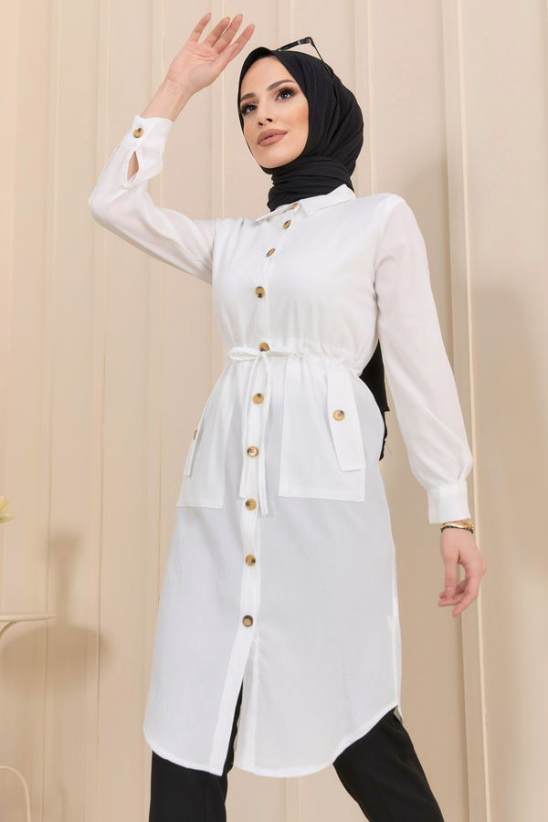 Tunik Beyaz - 3499