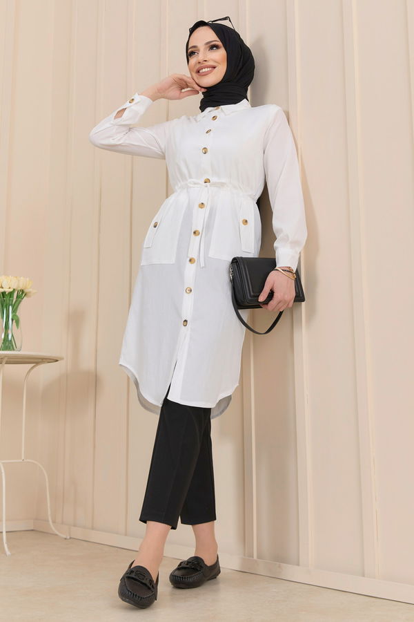 Tunik Beyaz - 3499
