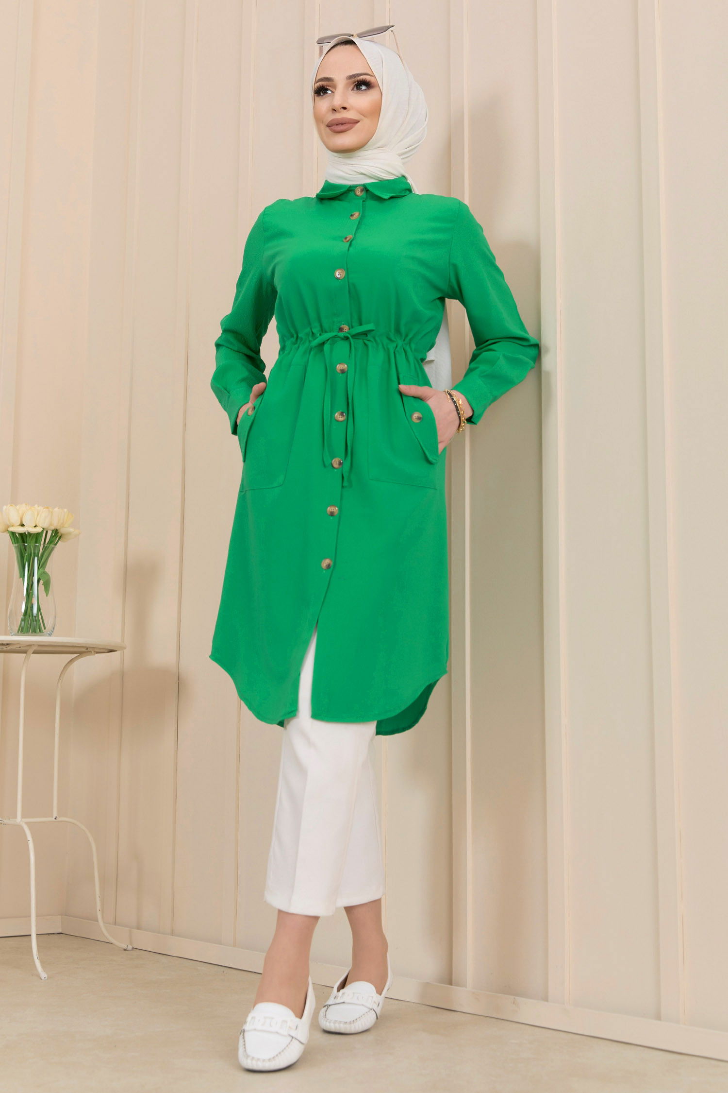 Tunik Yeşil - 3499 YEŞİL