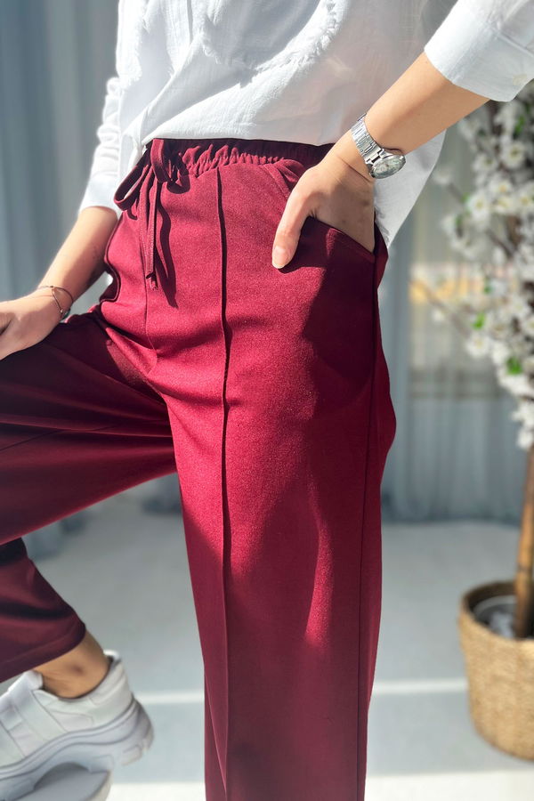 Pantolon Bordo - 11373