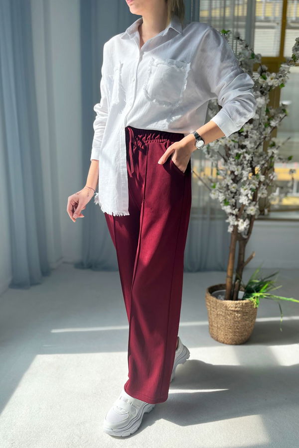 Pantolon Bordo - 11373