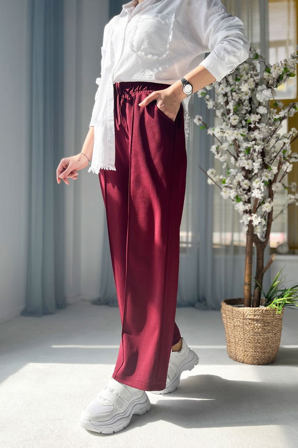 Pantolon Bordo - 11373