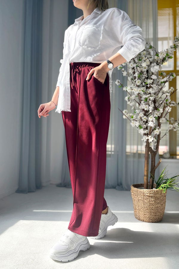 Pantolon Bordo - 11373