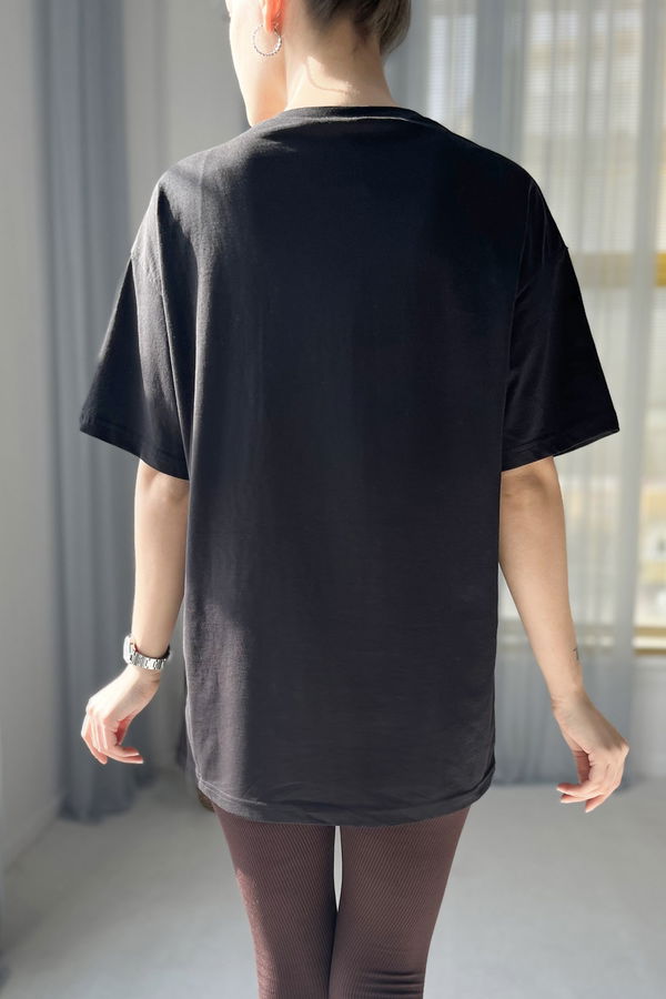 T-Shirt Siyah - 22240