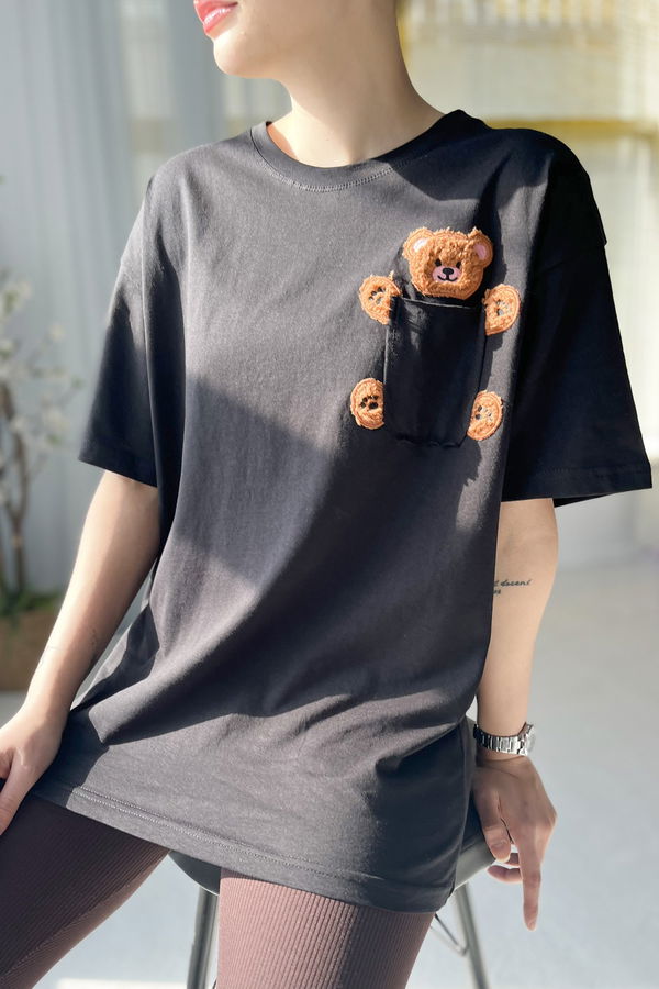 T-Shirt Siyah - 22240