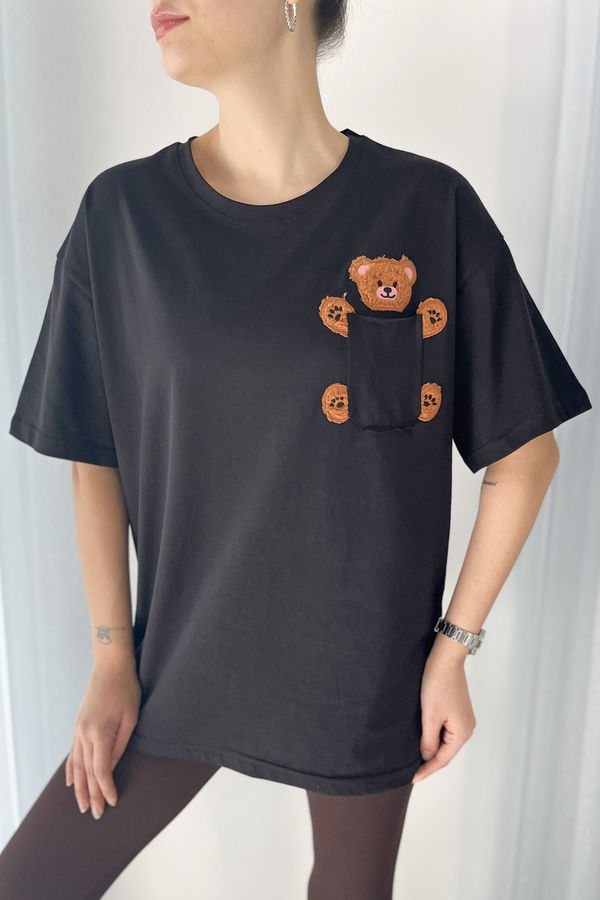T-Shirt Siyah - 22240