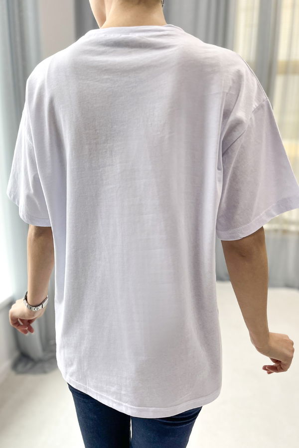 T-Shirt Beyaz - 22240
