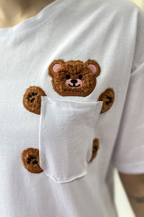 T-Shirt Beyaz - 22240