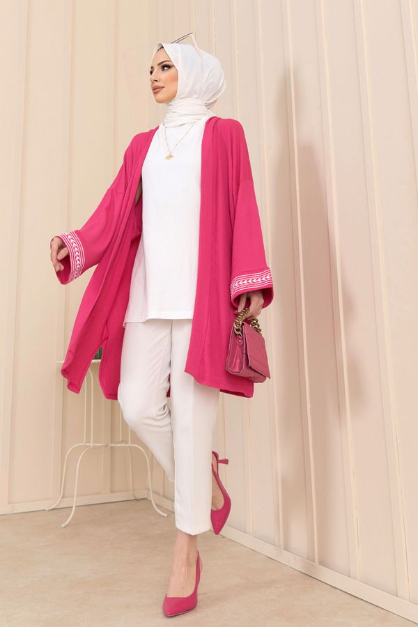 Kimono Takım Fuşya - 22230