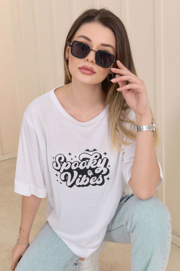 T-Shirt Beyaz - 22244