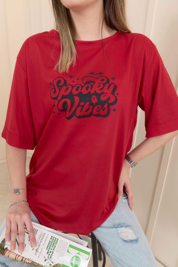 T-Shirt Kırmızı - 22244