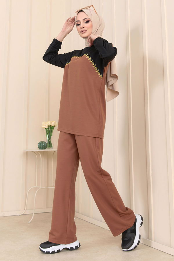 Tunik+Pantolon Taba - 11462 TABA