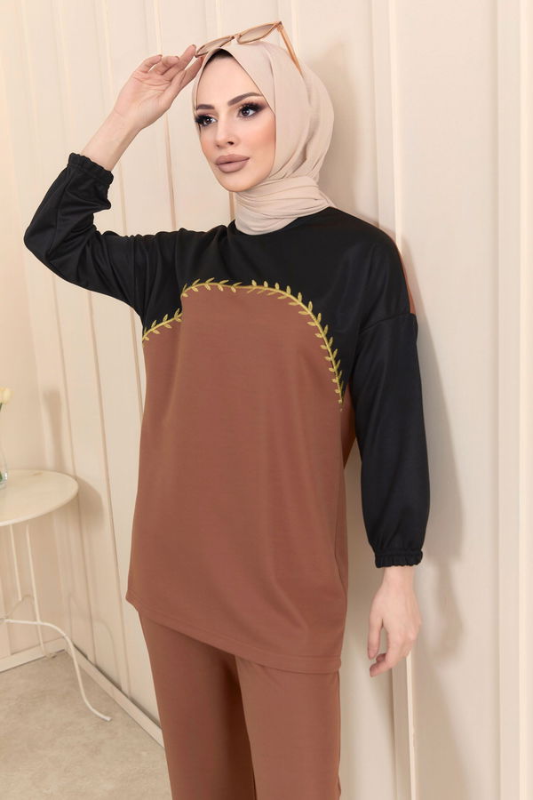 Tunik+Pantolon Taba - 11462 TABA