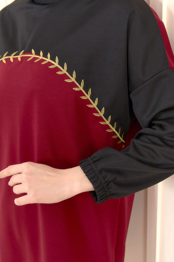 Tunik+Pantolon Bordo - 11462