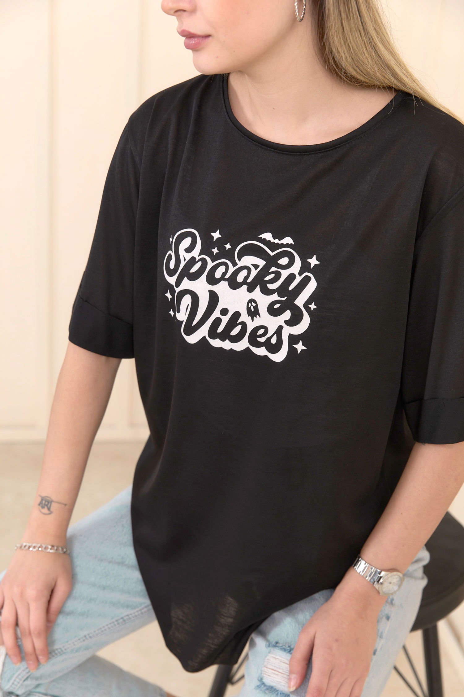 T-Shirt Siyah - 22244