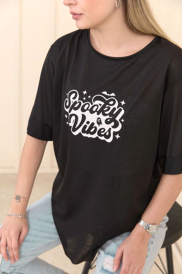 T-Shirt Siyah - 22244