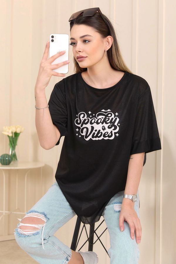 T-Shirt Siyah - 22244
