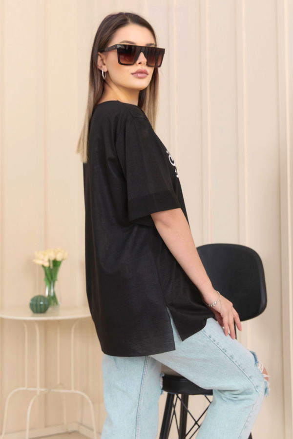 T-Shirt Siyah - 22244
