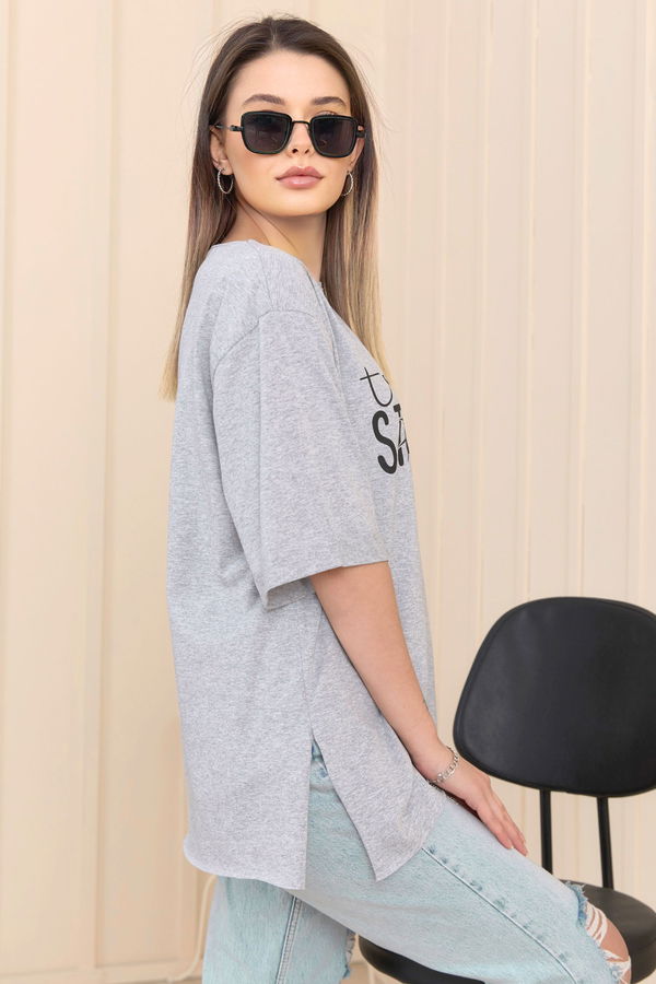 T-Shirt Gri - 22245