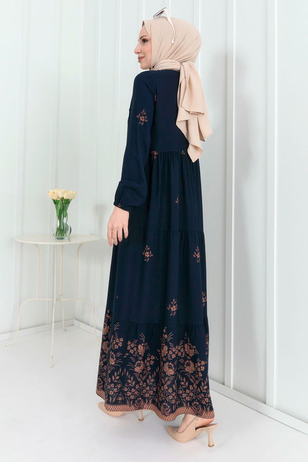 Elbise Lacivert - 22255