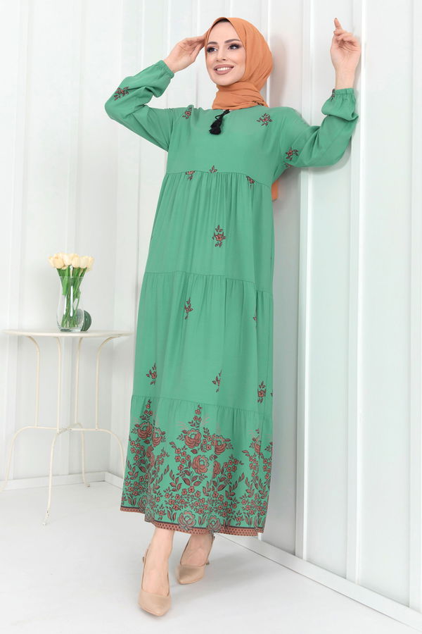 Elbise Yeşil - 22255 YEŞİL