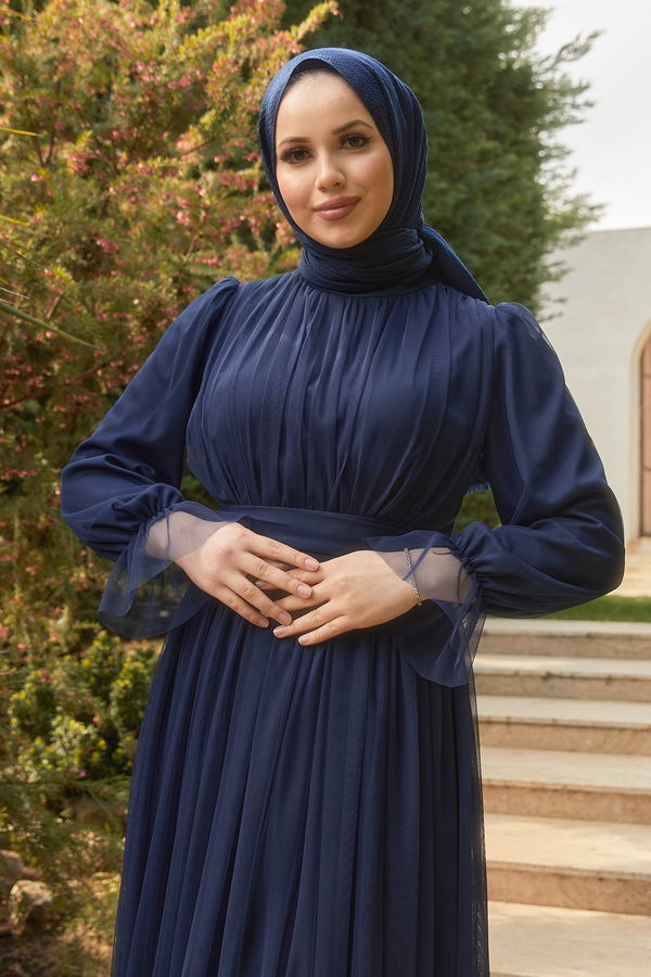 Elbise Lacivert - 22103 LACİVERT