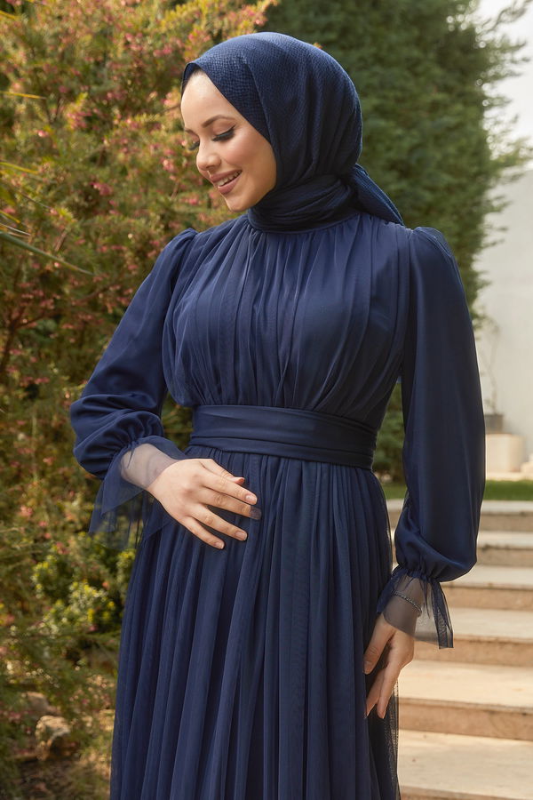 Elbise Lacivert - 22103 LACİVERT