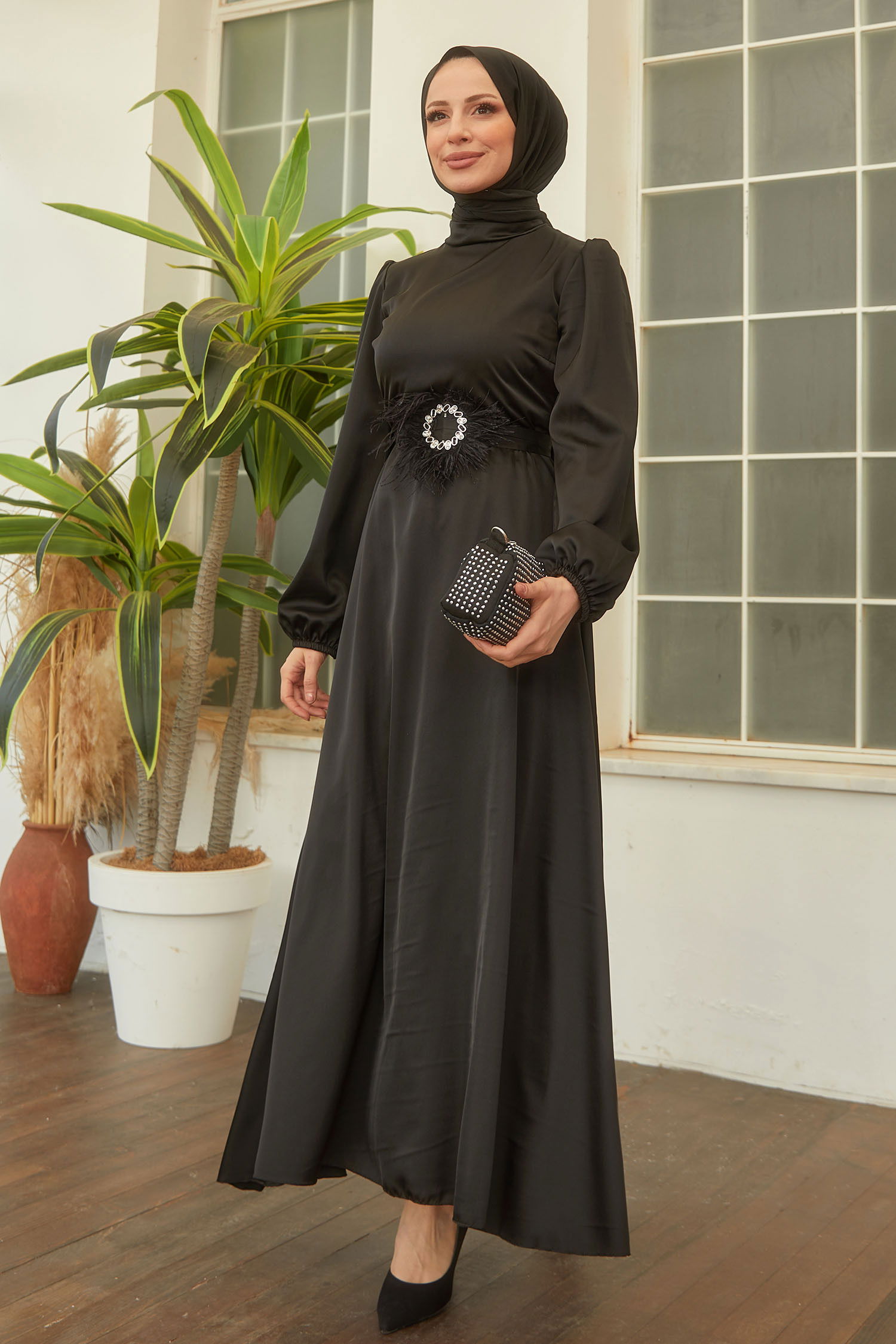 Elbise Siyah - 22104