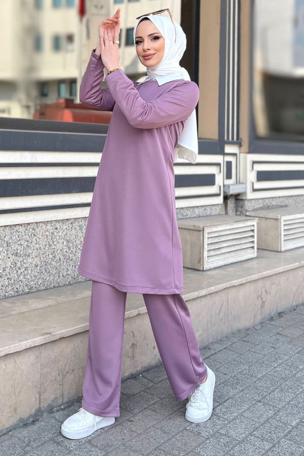 Tunik Pantolon Lila - 11356