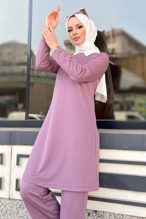 Tunik Pantolon Lila - 11356