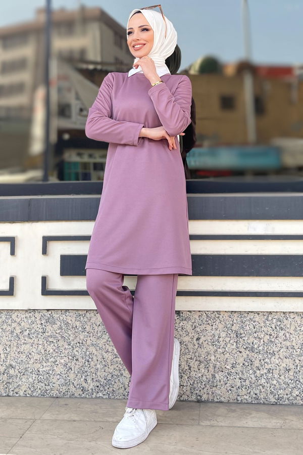 Tunik Pantolon Lila - 11356