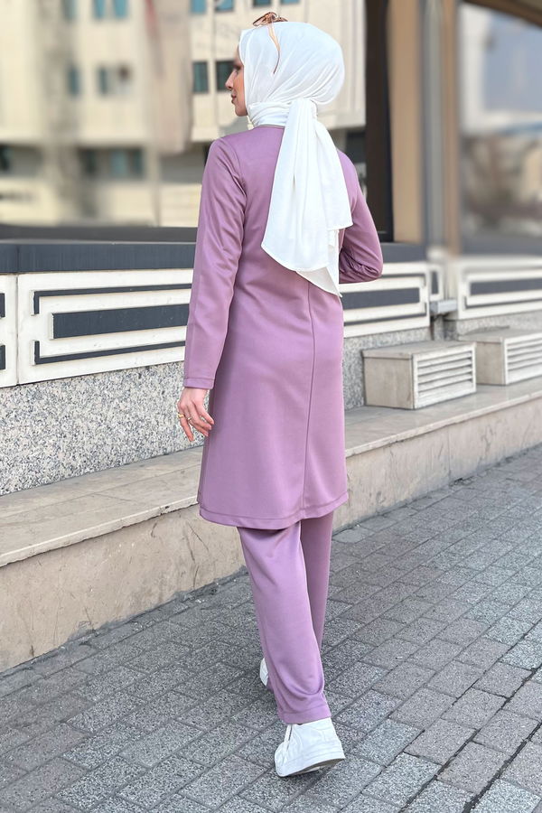 Tunik Pantolon Lila - 11356