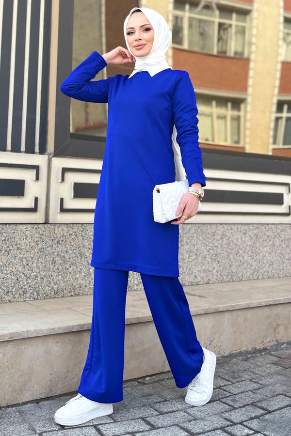 Tunik Pantolon Mavi - 11356