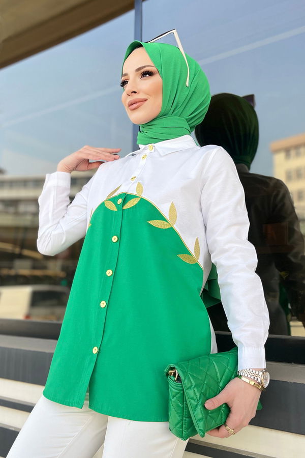 Gömlek Yeşil - 11463