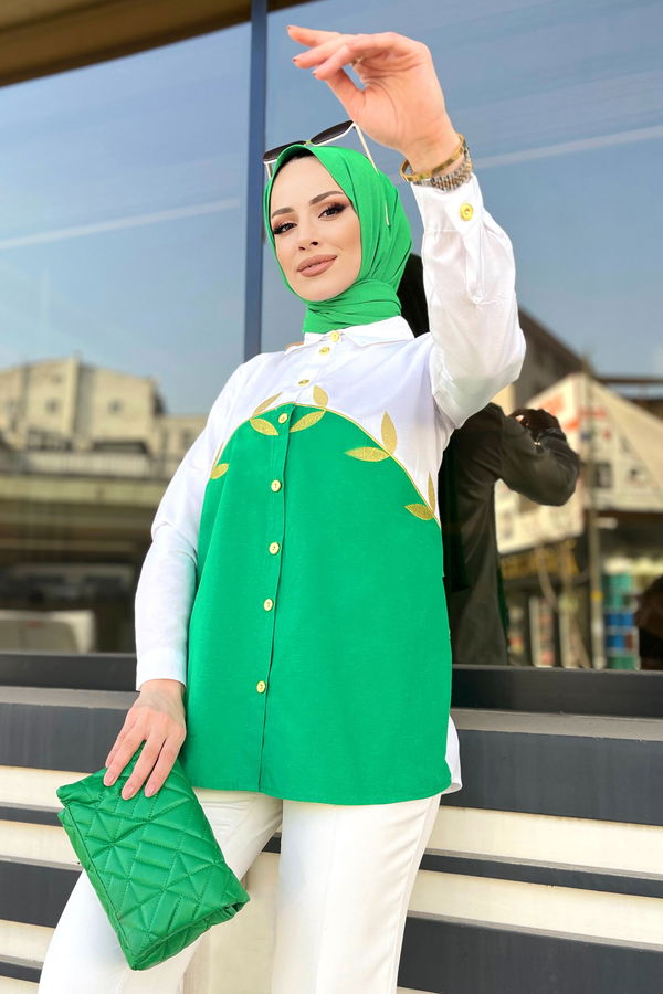 Gömlek Yeşil - 11463