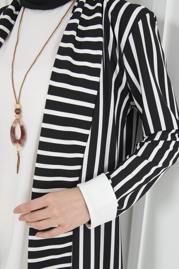 Tunik+Hırka Siyah - 22288