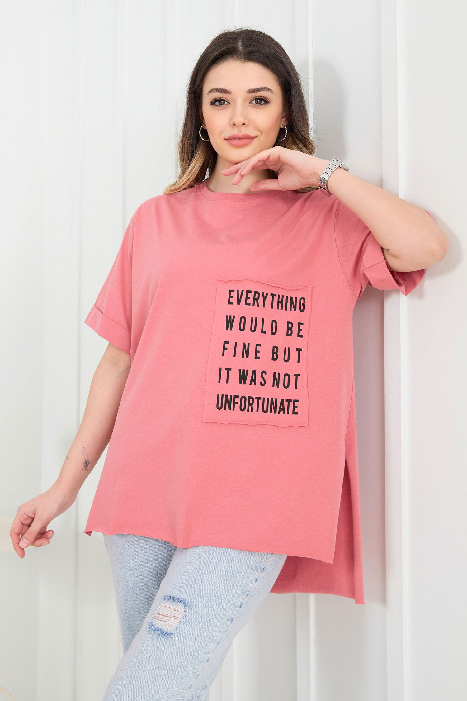 T-Shirt Pembe - 22369