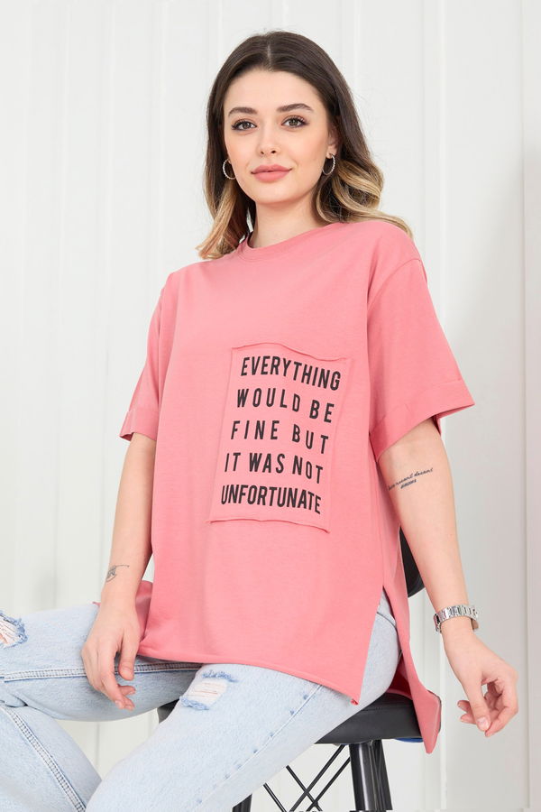 T-Shirt Pembe - 22369